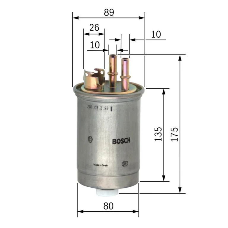 BOSCH 0 450 906 357 FILTRE A CARBURANT
