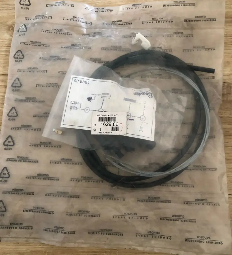 ORIGINE 1629.86 CÂBLE ACCELERATEUR