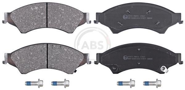 ABS 37973 JEU DE 4 PLAQUETTES DE FREIN AV