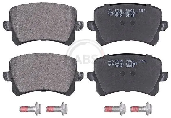 ABS 37739 JEU DE 4 PLAQUETTES DE FREIN AR
