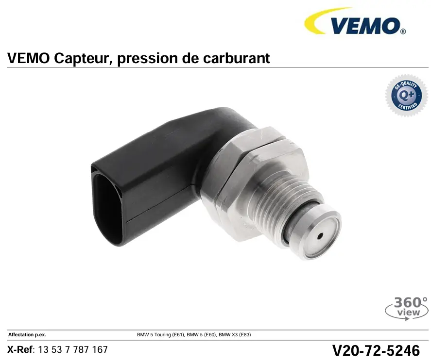 VEMO V20-72-5246 CAPTEUR DE PRESSION