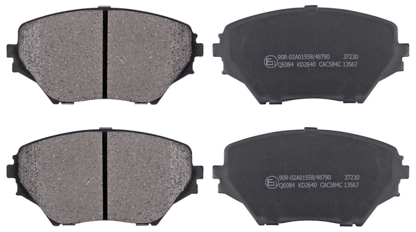 ABS 37466  JEU DE 4 PLAQUETTES DE FREIN AR