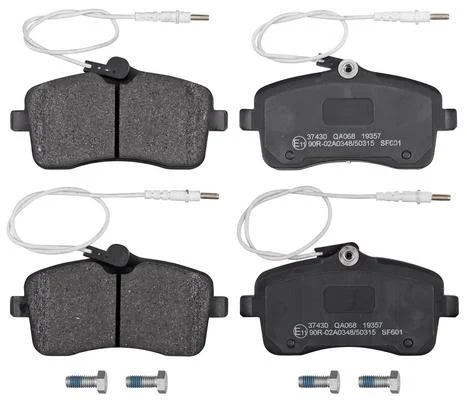 ABS 37430 JEU DE 4 PLAQUETTES DE FREIN AV