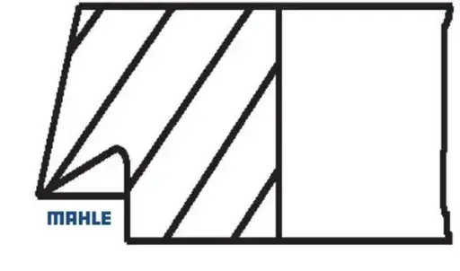 MAHLE 030 32 N0 JEU DE SEGMENTS DE PISTON