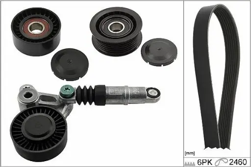 INA 529 0075 10 KIT DE COURROIE ACCESSOIRE