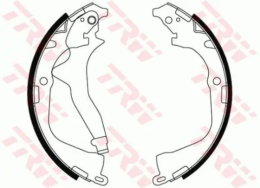 TRW GS8800 JEU DE 4 MACHOIRES DE FREIN