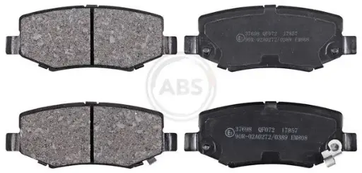 ABS 37698 JEU DE 4 PLAQUETTES DE FREIN ARRIERE